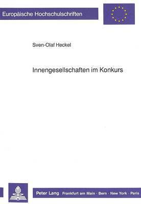 Innengesellschaften Im Konkurs 1