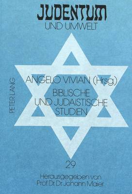 Biblische Und Judaistische Studien