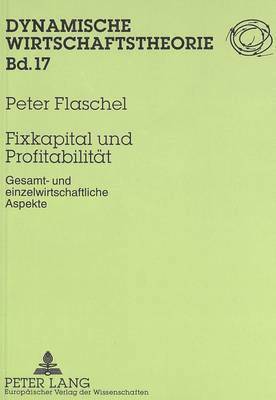 bokomslag Fixkapital Und Profitabilitaet