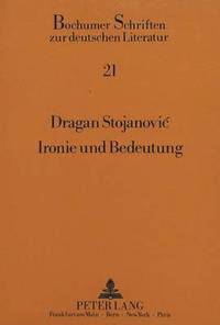 bokomslag Ironie Und Bedeutung