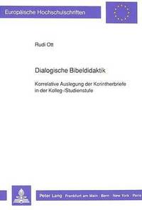 bokomslag Dialogische Bibeldidaktik