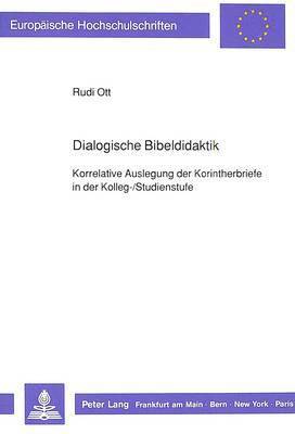 bokomslag Dialogische Bibeldidaktik