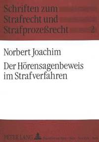 bokomslag Der Hoerensagenbeweis Im Strafverfahren