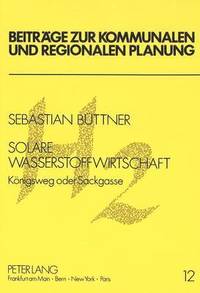 bokomslag Solare Wasserstoffwirtschaft