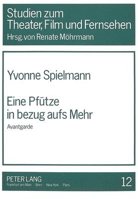 bokomslag Eine Pfuetze in Bezug Aufs Mehr