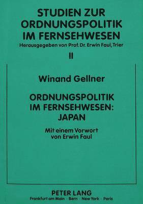 bokomslag Ordnungspolitik Im Fernsehwesen: Japan