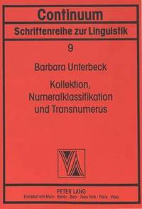 bokomslag Kollektion, Numerialklassifikation Und Transnumerus