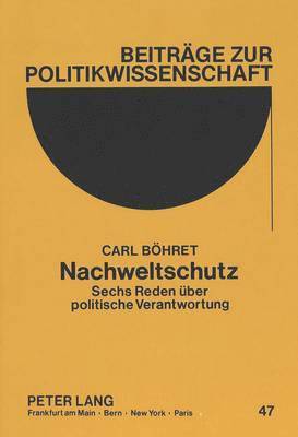 bokomslag Nachweltschutz