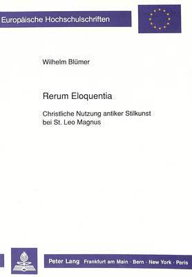 Rerum Eloquentia 1