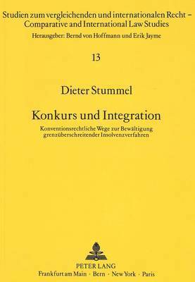 bokomslag Konkurs Und Integration