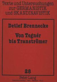 bokomslag Von Tegnr Bis Transtroemer