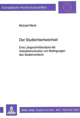 Der Studienfachwechsel 1