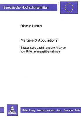 bokomslag Mergers & Acquisitions