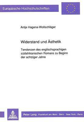 Widerstand Und Aesthetik 1