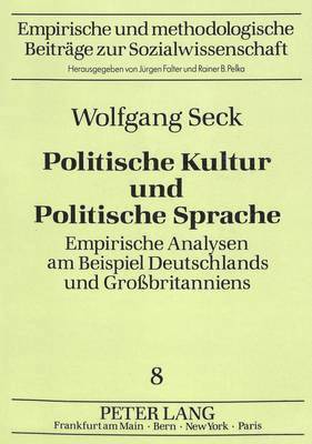 Politische Kultur Und Politische Sprache 1