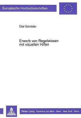 bokomslag Erwerb Von Regelwissen Mit Visuellen Hilfen