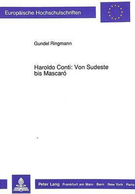 bokomslag Haroldo Conti: Von Sudeste Bis Mascar