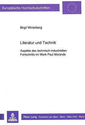 Literatur Und Technik 1