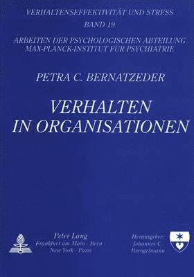 Verhalten in Organisationen 1