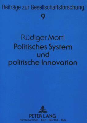 bokomslag Politisches System Und Politische Innovation