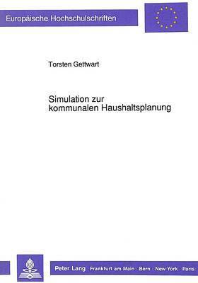 bokomslag Simulation Zur Kommunalen Haushaltsplanung