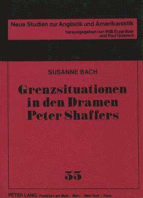 bokomslag Grenzsituationen in Den Dramen Peter Shaffers