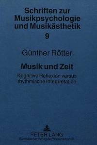 bokomslag Musik Und Zeit