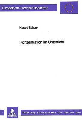 bokomslag Konzentration Im Unterricht