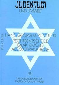 bokomslag Rechtsentscheide Isaak Kimchis Aus Suedfrankreich