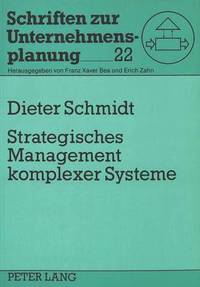 bokomslag Strategisches Management Komplexer Systeme