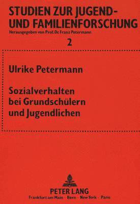 bokomslag Sozialverhalten Bei Grundschuelern Und Jugendlichen