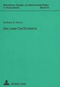 bokomslag Der Leser Carl Einsteins