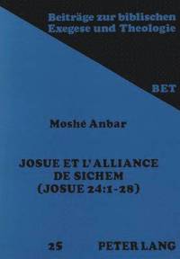 bokomslag Josu Et l'Alliance de Sichem