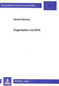 bokomslag Organisation Und Ethik