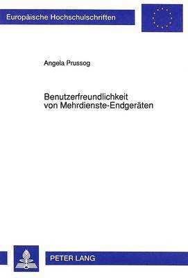 bokomslag Benutzerfreundlichkeit Von Mehrdienste-Endgeraeten