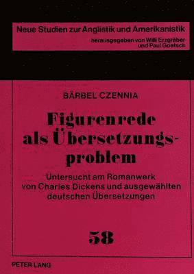 Bärbel Czennia, Willi Erzgraeber - Figurenrede ALS Uebersetzungsproblem, Häftad