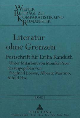 bokomslag Literatur Ohne Grenzen