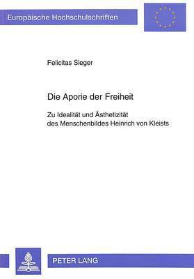 Die Aporie Der Freiheit 1