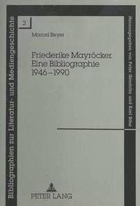 bokomslag Friederike Mayroecker