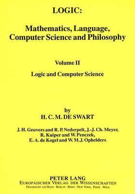 Harrie C. M. de Swart, H. C. M. de Swart - Logic and Computer Science, Häftad