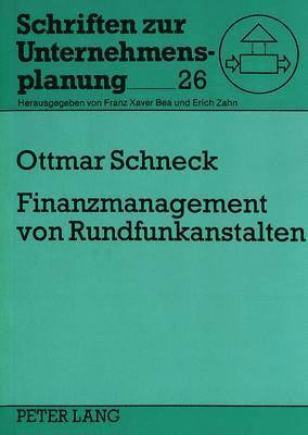 bokomslag Finanzmanagement Von Rundfunkanstalten