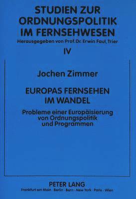 bokomslag Europas Fernsehen Im Wandel