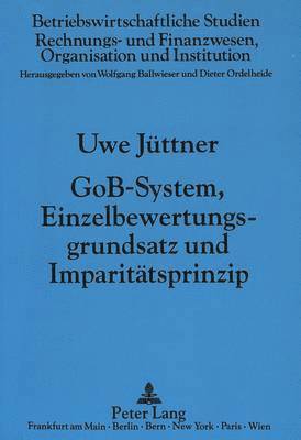 bokomslag Gob-System, Einzelbewertungsgrundsatz Und Imparitaetsprinzip