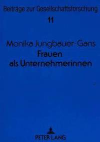 bokomslag Frauen ALS Unternehmerinnen