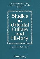 Andre Gingrich, Sylvia Haas, Gabriele Paleczek - Studies in Oriental Culture and History, Häftad