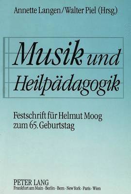 bokomslag Musik Und Heilpaedagogik