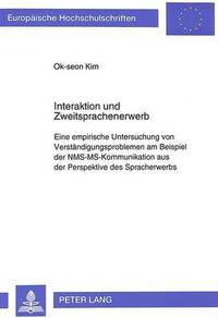 bokomslag Interaktion Und Zweitsprachenerwerb