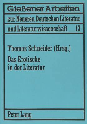 Das Erotische in Der Literatur 1