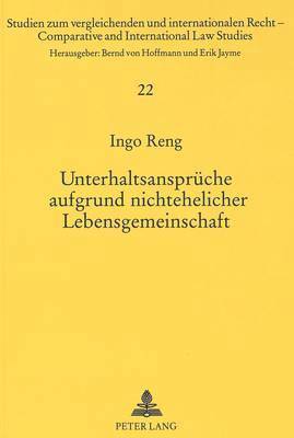 bokomslag Unterhaltsansprueche Aufgrund Nichtehelicher Lebensgemeinschaft