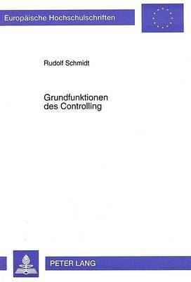 bokomslag Grundfunktionen Des Controlling